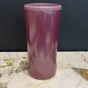 Never used - BrüMate Insulated Tumbler in Purple/Burgundy with sheen color